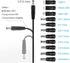GutReise Universal 12V Car Charger (Max 10A) + 5V DC Power Cable with 11 Connectors for Various Devices