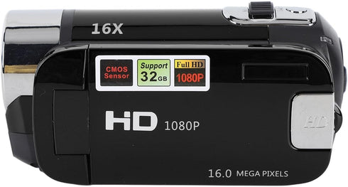 JAOCDOEN 4K 48MP 2.7in 16x Vlogging Camera DV Camera TFT Rotatable Screen Digital Zoom Video Camera with USB Cable