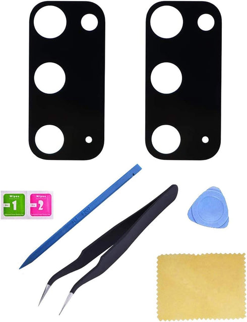 Ubrokeifixit Galaxy S20 Back Rear Camera Glass Lens Cover Replacement for Samsung Galaxy S20 6.2" G980, S20 5G G981,