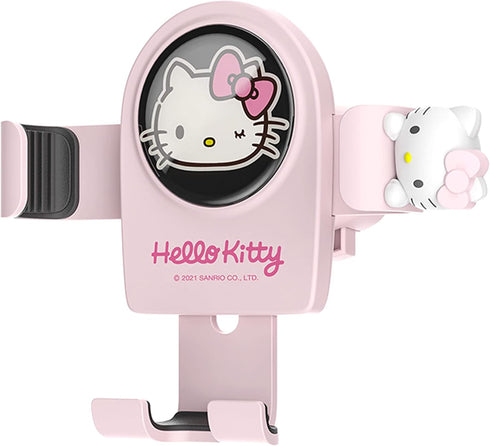 Cute Phone Mount for Car, Pink Cat Air Vent Clip Car Phone Holder Mount, Pretty Car Accessories for Women and Girls