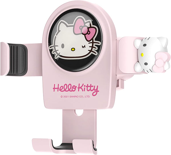Cute Phone Mount for Car, Pink Cat Air Vent Clip Car Phone Holder Mount, Pretty Car Accessories for Women and Girls