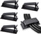 SOULWIT 50Pcs Self Adhesive Cable Management Clips, Wire Organizers for TV PC Ethernet Cable (Black)