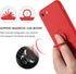iPhone SE 2022 Case, iPhone SE 2020 Case, Slim Silicone Soft Rubber Shockproof Protective Cover, Red