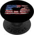 Goat American Flag Vintage Farm Farming Goats PopSockets Grip and Stand for Phones and Tablets