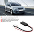 Acouto Car Radio Adapter Cable, Black Plastic 12Pin Bluetooth Module Wireless Radio Stereo Aux Cable Adapter