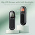 FM Radio, Rechargeable Portable Pocket Transistor Radio with Best Reception, LCD Digital Tuning, Black