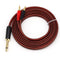 6.35mm TS to Banana Plug Speaker Audio Cable, Gold-plated 1/4 TS Speaker Wire Cord