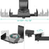 WALI Speaker Wall Mounts, Dual Side Clamping Bookshelf Mounting Bracket for Large Surrounding Sound Speakers, Holds up