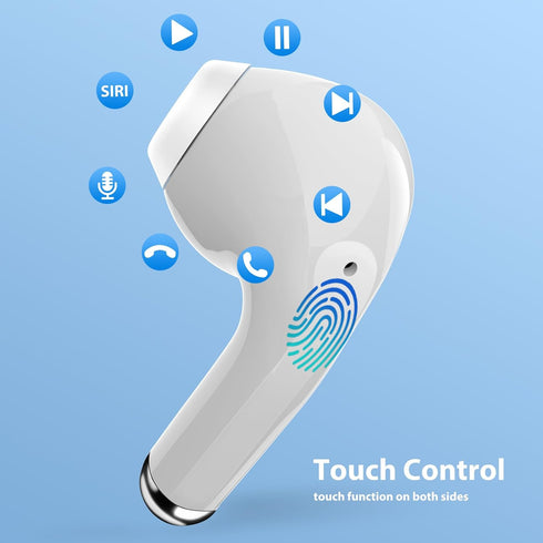 Wireless Earbuds for Samsung S24 Ultra S23 Fe S22+ S21, 5.3 Bluetooth Noise Cancelling Ear Buds with Mic