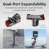 DFTIM 6 1/4" Action Adapter Mount, Aluminum Alloy Quick Release Magnetic for DJI Osmo Nano, Foldable Magnetic Expansion
