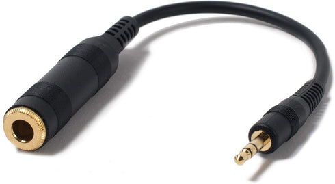 Sennheiser Genuine Adapter Cable, Female 1/4" 6.3mm to Male 1/8" 3.5mm Plug for Headphones
