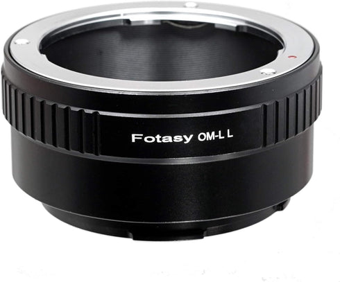 Fotasy Olympus OM Lens to L Adapter - Copper OM Lens Adapter for Panasonic S1, S1H, S1R, and Leica Cameras