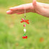 Cute Strawberry Cherry Phone Charm, Delicate Y2K Kpop Aesthetic Charm for Phone Bag Keychain Airpods Decor