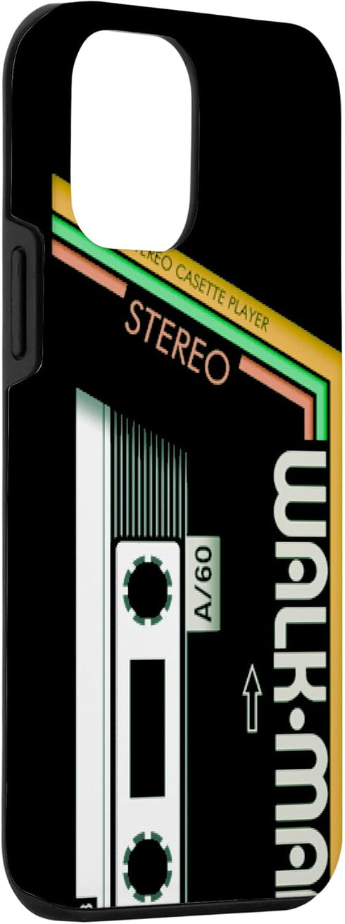 Vintage Walkman Retro 80s 90s Music Cassette Case for iPhone 12 mini