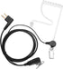 Walkie Talkie Earpiece Headset for Motorola Radio, Covert Acoustic Tube and PTT Mic (1 Pack) for cls1410, cls1110,