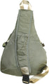 Backpack Large Sling Bag Laptop Cross Body Messenger Bag Shoulder Travel Rucksack (D- Army Green)