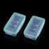 2 PCS 18650 Battery Storage Case, Waterproof Plastic Battery Holder Storage Box, Portable Battery Container Protector