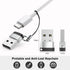 USB C to USB Adapter (4 Pack), USB-C Female to USB Male, Type C to USB A Converter for Apple MagSafe, iPhone 11 12 13