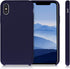 kwmobile TPU Silicone Case for Apple iPhone X - Deep Ocean Phone Cover with Soft Finish