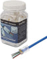 PETECHTOOL RJ45 CAT6A Pass Through Connectors - 50-Pack 23 AWG Gold Plated Modular Plug