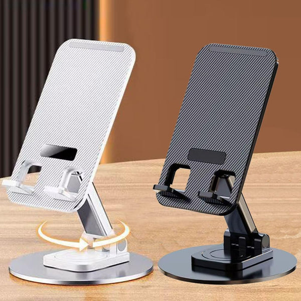 ANRACHEL Cell Phone Stand 2 Pack,Angle Height Adjustable Cell Phone Holder for Desk,Foldable