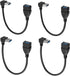 Antrader USB 3.0 Right Angle 90 Degree Extension Cable Male to Female Converter Data Adapter Cord (2 Pairs)