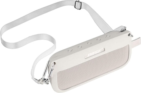 Khanka Silicone Case Replacement for Bose SoundLink Flex Bluetooth Portable Speaker (White)