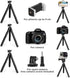UBeesize Premium Flexible Phone Tripod with Remote and Phone Mount, Mini Tripod Stand for Camera, GoPro