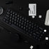 PBT Keycaps 129 Keys Minimalist Black Keycaps - Dye Sublimation Custom Keycaps for Cherry Gateron MX Switches Mechanical