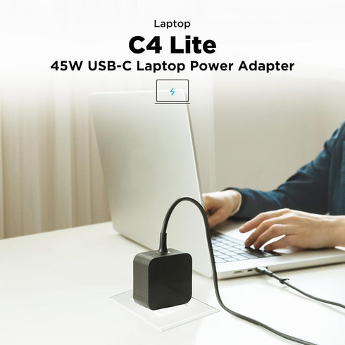 Innergie 45W USB Type C Laptop Power Adapter PD 3.0 with 2m Cable for Acer, ASUS, Dell, HP, Lenovo, MacBook