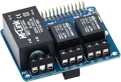 Home Automation HAT for Raspberry Pi - 2 Ch 5V Optocoupler Smart Relay HAT Control for 2 Devices