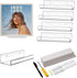 Vinyl Record Shelf Wall Mount 8 Pack, Clear Acrylic Record Holder, CD Rack, Album Display, LP (4 inch)