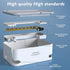Power Strip with Cable Management Box, Redagod Surge Protector 8 Outlets and 3 USB Ports, 6.6 ft Flat Plug Extension
