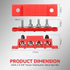 3/8'' 4 250 (250A, 3/8'', Heart Horse Power Distribution Block Bus Bar Terminal Stud Post with Cover Amp Rating