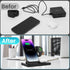 Magnetic 3 in 1 Charging Station for Multiple Devices, Mag-Safe Wireless Charger for iWatch & AirPods Pro 3 2, Foldable