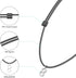 815 inches, Plaud NotePin Neck Strap Lanyard, Adjustable Length Secure Alloy Hook, Accessory for NotePin AI Voice