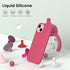 ORNARTO 15 6.1, 3 6.1 Inch, Compatible with iPhone Case Slim Liquid Silicone Layers Full Covered Soft Gel Rubber Phone