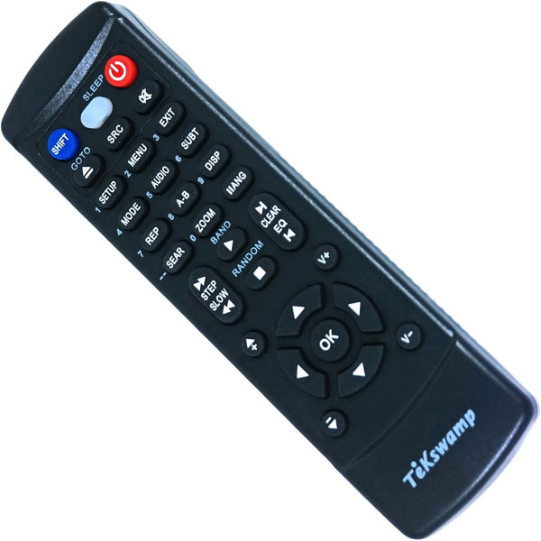 Tekswamp Replacement Remote Control for Zenith XBR716 DVD Recorder/Video Cassette Recorder