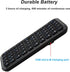 Super Mini Wireless Keyboard, Rechargeable Cordless Bluetooth Keyboard, Compact Travel Keypad for iPad, Laptop, PC
