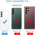 ZZXX Blue Samsung Galaxy S22 Case Wallet - Premium Soft PU Leather Zipper Flip Folio with Card Slot, Kickstand
