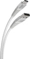 Scosche HDCAB4WT Strikeline 4-ft Braided USB-A to USB-C Charger Cord, Heavy-Duty Fast Charging & Data Transfer Cable