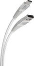 Scosche HDCAB4WT Strikeline 4-ft Braided USB-A to USB-C Charger Cord, Heavy-Duty Fast Charging & Data Transfer Cable