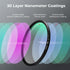 Beschoi 62mm MRC UV Protection Filter, 30 Layer Multi-Resistant Nano Coatings, HD Optical Glass