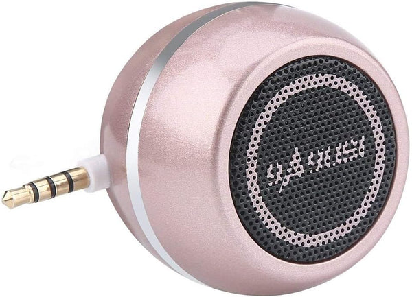 Mini Portable Speaker with 3.5mm Aux Input Jack, 3W Mobile Phone Line-in Speaker for iPhone, iPad, Gifting for