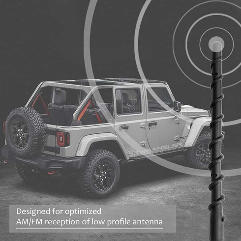 VOFONO Short Antenna for 2007-2025 Jeep Wrangler Gladiator - 7 Inch Replacement Antenna