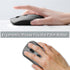 SHUNJINRUN 2400 2.4GHz Wireless Mouse for Chromebook, Laptop, PC, Macbook, Slim Portable Optical Computer Mouse