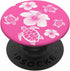 Pink and White Hawaiian Island Floral Turtles PopSockets PopGrip: Swappable Grip for Phones & Tablets