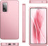 WeLoveCase for Samsung Galaxy S20 FE 5G Case, 3 in 1 Full Body Heavy Duty Protection, Rose Gold