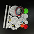 URIMPAVIDO 51PCS Plastic Gear Kit Single Gear Crown Gear Belt Pulley for RC Car Truck Robot Helicopter DIY Model Toy