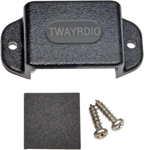 TWAYRDIO Dashboard Mount Holder for Handheld Radio, Belt Clip Hook with Screws for Walkie Talkies, Pack of 2